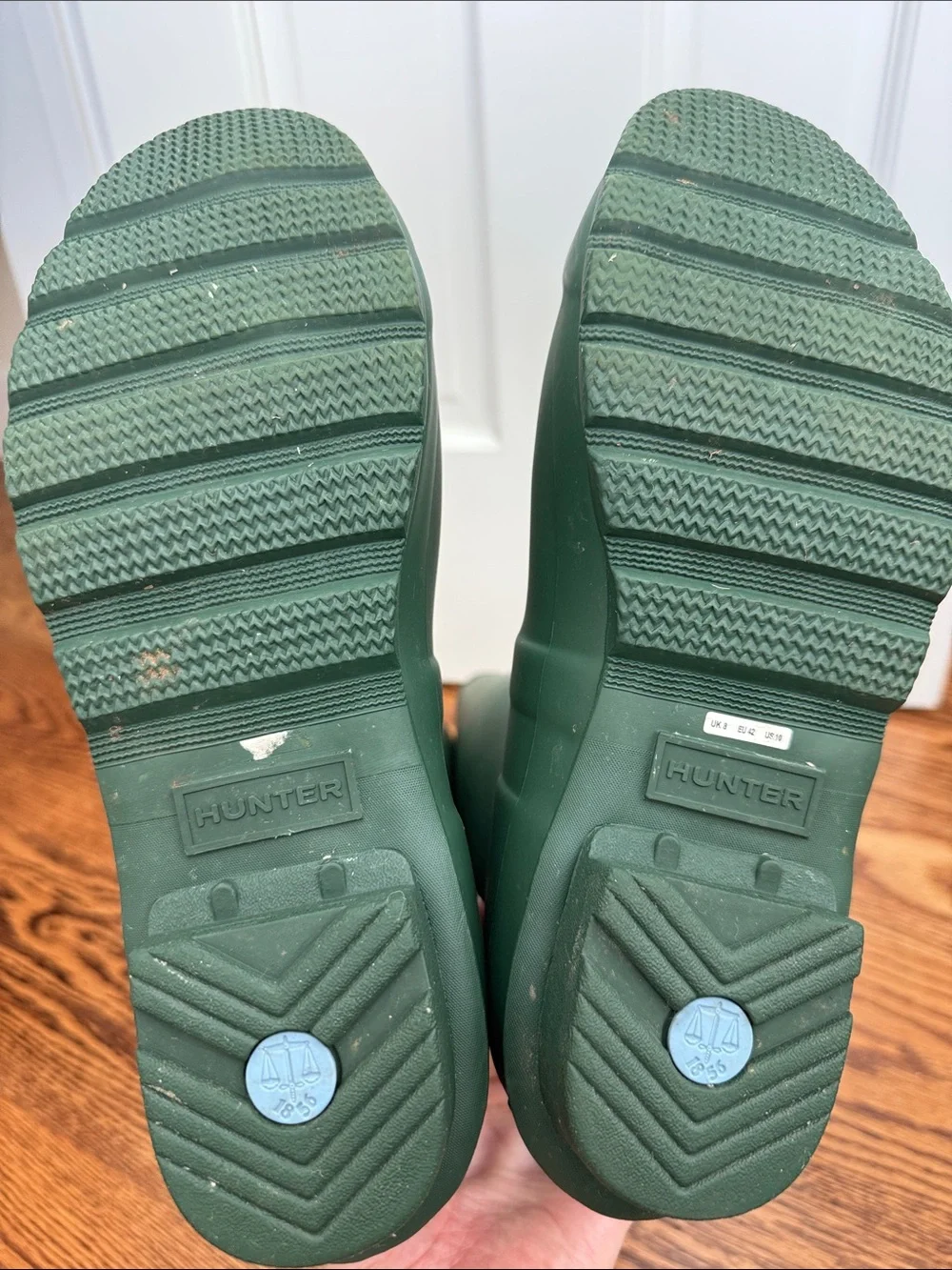 Hunter Matte Forest Green Tall Rain Boots
